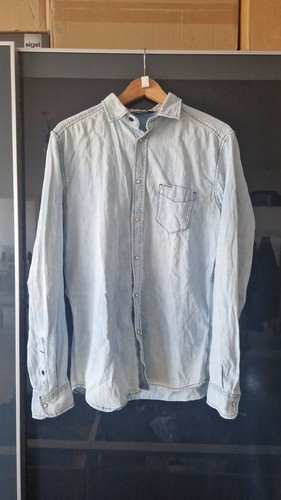 Diesel jeanshemd l - gr,