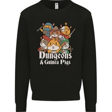 Dungeons Und Meerschweinchen Rollenspiele Spiel Kinder Sweatshirt Pullover