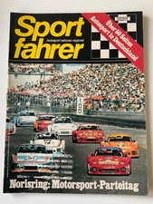 Sportfahrer 8/77 Rundstrecke, Bergrennen, Slalom, Rallye, Cross, nat. Motorsport