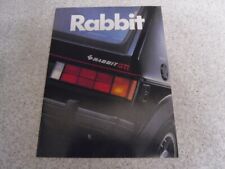 VW Golf 1 Rabbit Prospekt  US