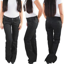 Damen Bootcut Bootcutjeans Damenjeans Flared Hüftjeans Schlaghose Schlagjeans 