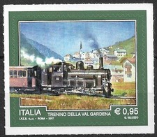2017 Italien Mi. 3998 **MNH Dampflokomotive der Grödner Bahn