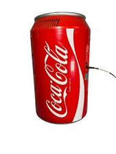 Coca Cola Vintage Mini Kühlschrank Retro 240V / 12V rund 48cm komplett getestet funktioniert