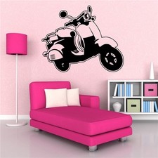 vespa piaggio Roller mods Italian Wandtattoo Wallpaper Wand Schmuck 57 x 46 cm