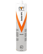 EVT Sanitär-Silikon HPS 310 ml - pilzhemmend für Badewannen Waschbecken Duschen