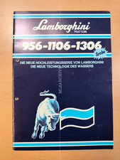 Lamborghini 956 1106 1306 turbo Prospekt traktor tractor brochure 51