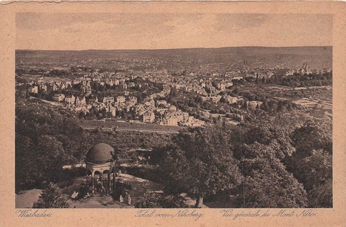 Wiesbaden panorama - wiesbaden, (65193),