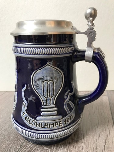 Jahresseidel bierkrug - &,