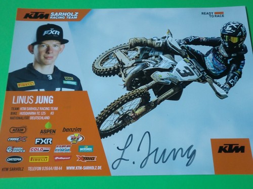 Poster motocross linus jung - jung, #