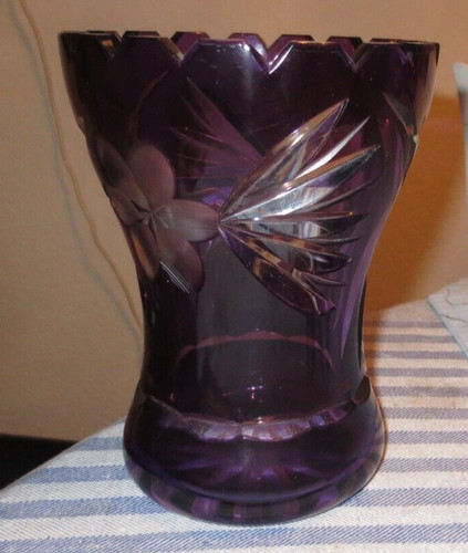 Vase glasvase glas böhmen - vase,
