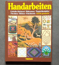 HANDARBEITEN Gobelin-Stickerei Makramee Teppiche Weben Flechten Patchwork TOP !!