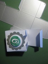 Geschenkbox Adventskalender Weihnachten - Stanzschablone Stanze