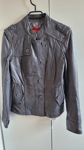 Esprit lederjacke nappa - lederjacke, m