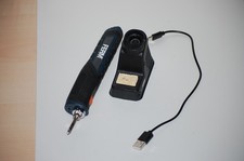 Ferm 4V kabellose Lötstation Set Akku Lötkolben Lötzinn LI-ION Max 450°C FERM