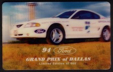 Die Zweite 3D-Karte - 1994 Ford Grand Prix Von Dallas Telefonkarte