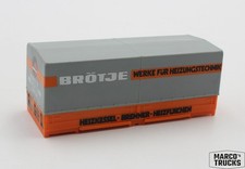 Herpa Wechselpritsche Wechselbrücke "Brötje Heizkessel" 1:87 /H26004