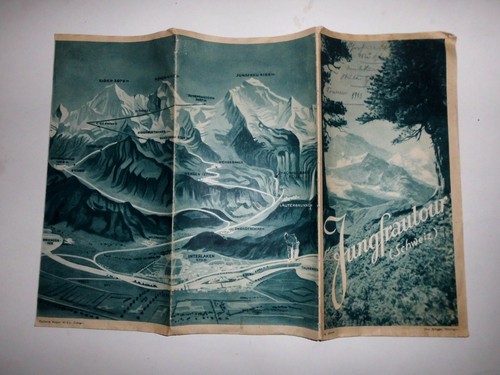 Altes reise prospekt 1920 - prospekt, um