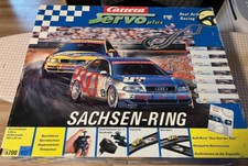 Carrera Servo plus 140  Rennbahn Sachsen-Ring   mit 2 Autos Audi und Audi
