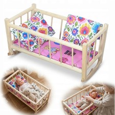 Retro Wiege aus Holz für