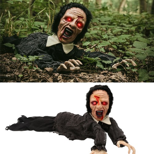 Krabbelnder zombie mann - krabbelnder,
