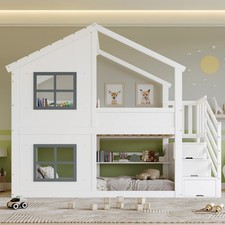 90x200 cm Etagenbett Hochbett