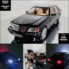 Modellauto 1:24 - Mercedes Benz W140 - mit Licht- & Soundfunktion - LACKSCHADEN