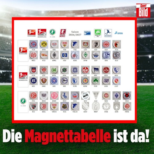 Sportbild magnettabelle - sportbild,