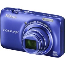 Nikon COOLPIX S6300 Digitalkamera, 16,0 MP, 10-fach optischer Zoom,Blau