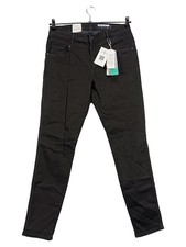 EDC REGULAR SKINNY FIT Jeans Damen Hose Schwarz W33/42/XL L31 Baumwolle