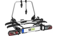 Eufab SD260 Kupplungs-Fahrradträger Silber für Flügeltür Kastenwagen; B-Ware