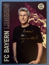 Autogrammkarte Klaus Augenthaler Legenden 2025 handsigniert FC Bayern München