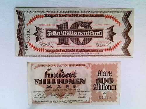 Banknoten notgeld stadt - banknoten,, notgeld,