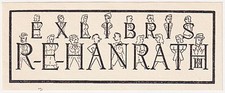 Exlibris Rudolf Emond Hanrath