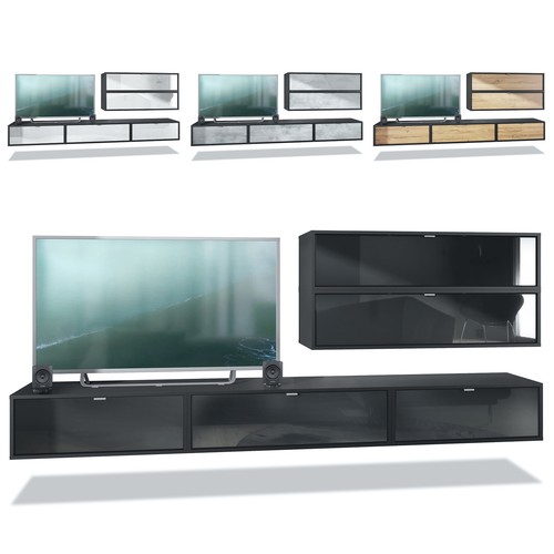 Wohnwand anbauwand fernsehwand - anbauwand,