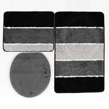 Badgarnitur 3-Teilig Badematte