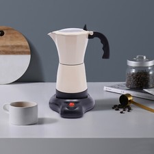 Elektrische Kaffeemaschine Espressokocher 6 Tassen Italia Mokka Kanne 300ML 480W