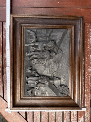 Zinnbild metall wandschmuck - zinnbild,