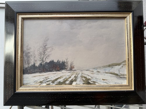 Winterlandschaft ölgemälde - winterlandschaft,,