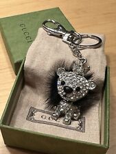 Kristall Bär Tasche Anhänger Charm Selten Gucci  Karton Staubbeutel