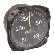 Indicator Airspeed Fahrtmesser Cockpit Instrument Type MS 28021-4  70er Jahre