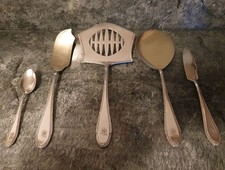 WMF Besteck, Kreuzband, Art Deco, um 1930, Monogramm