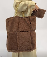 XXL Tasche Teddy Plüsch Fell