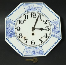 Alte mechanische Porzellan Uhr