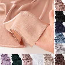 Frauen Seide Satin Hijab Schal