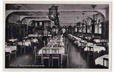 AK Erfurt Münchener Bürgerbräu 1938 Saal Bestuhlung Steinruck&Ramming Tresen Bar