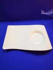 Villeroy & Boch NEW NewWave Caffè Kaffee Untertasse 20x14cm weiß Porzellan