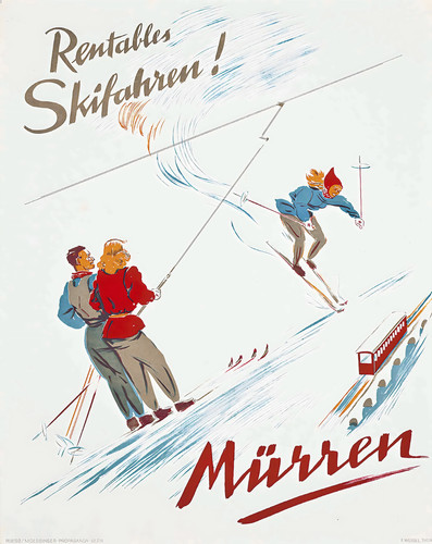Skilift poster skifahren - skilift,