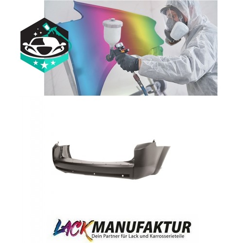 Lackiert stoßstange hinten - lackiert,