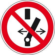 Magnetschild Schalten verboten