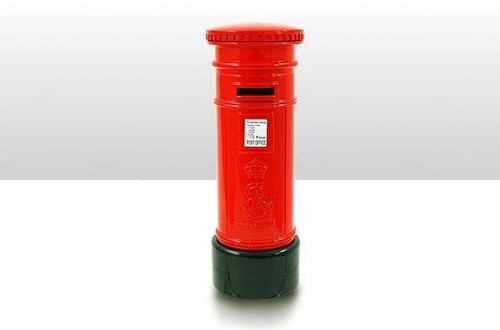 Schottland postbox spardose - schottland,